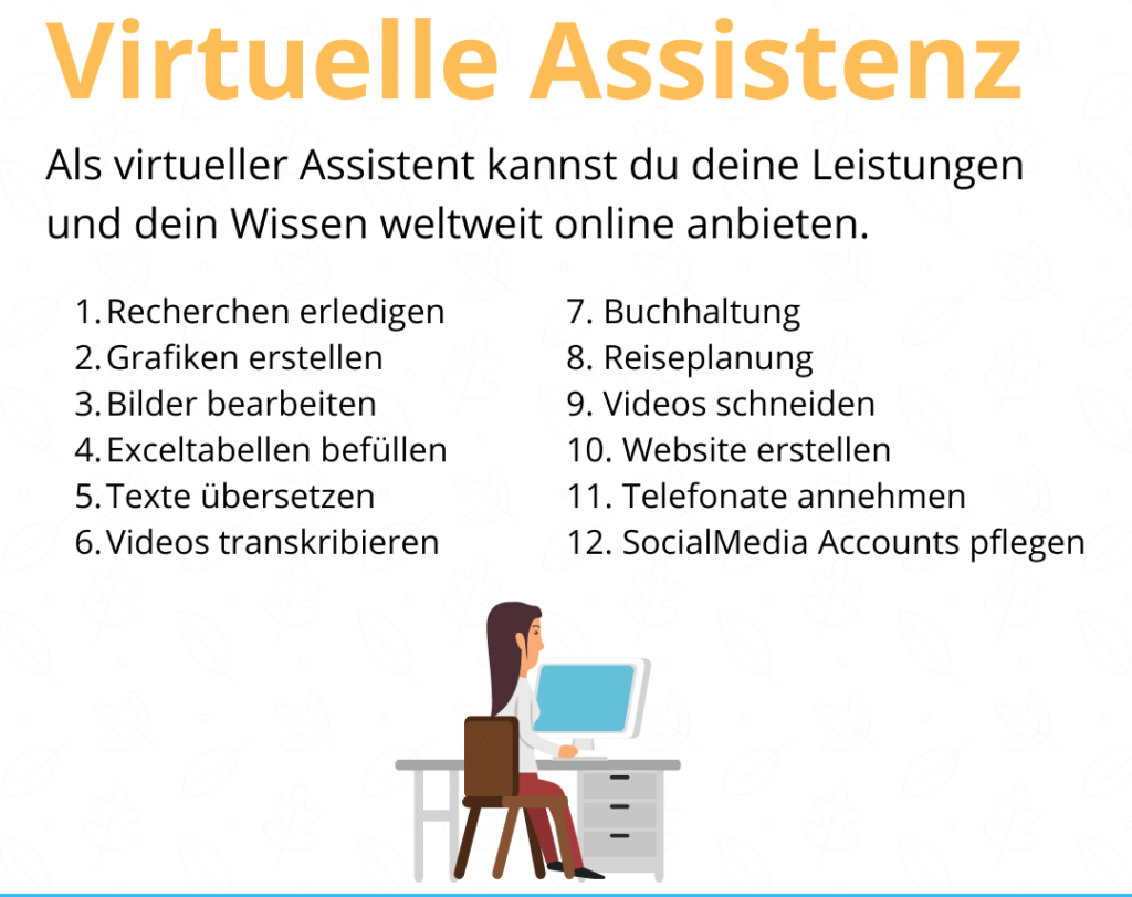 Geld verdienen als virtueller Assistent