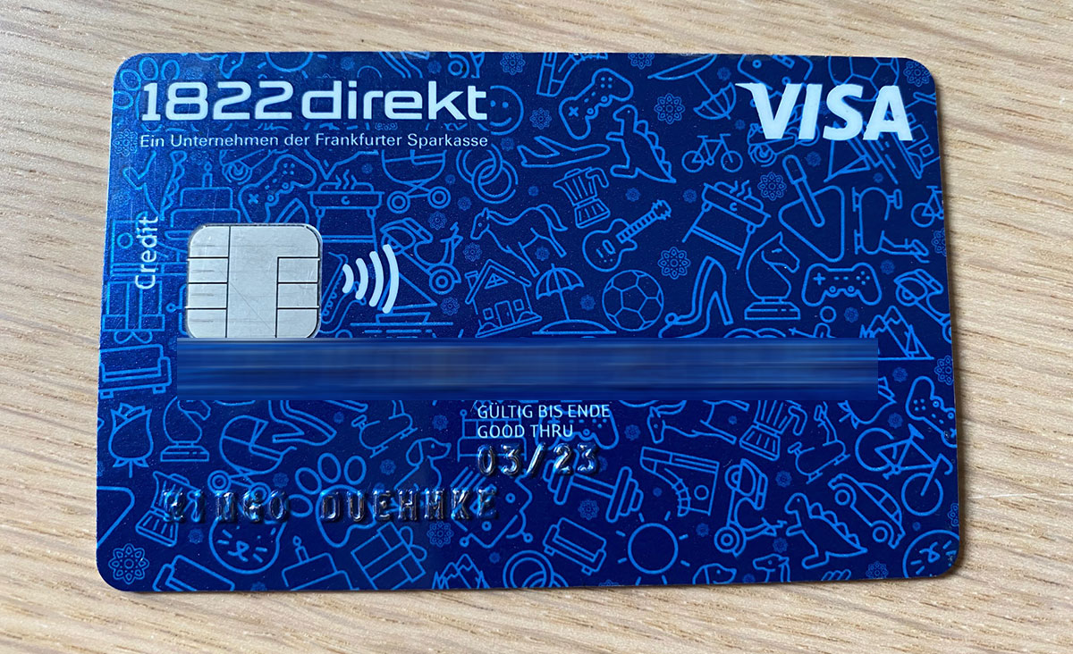 Standard Kreditkarte 1822direkt